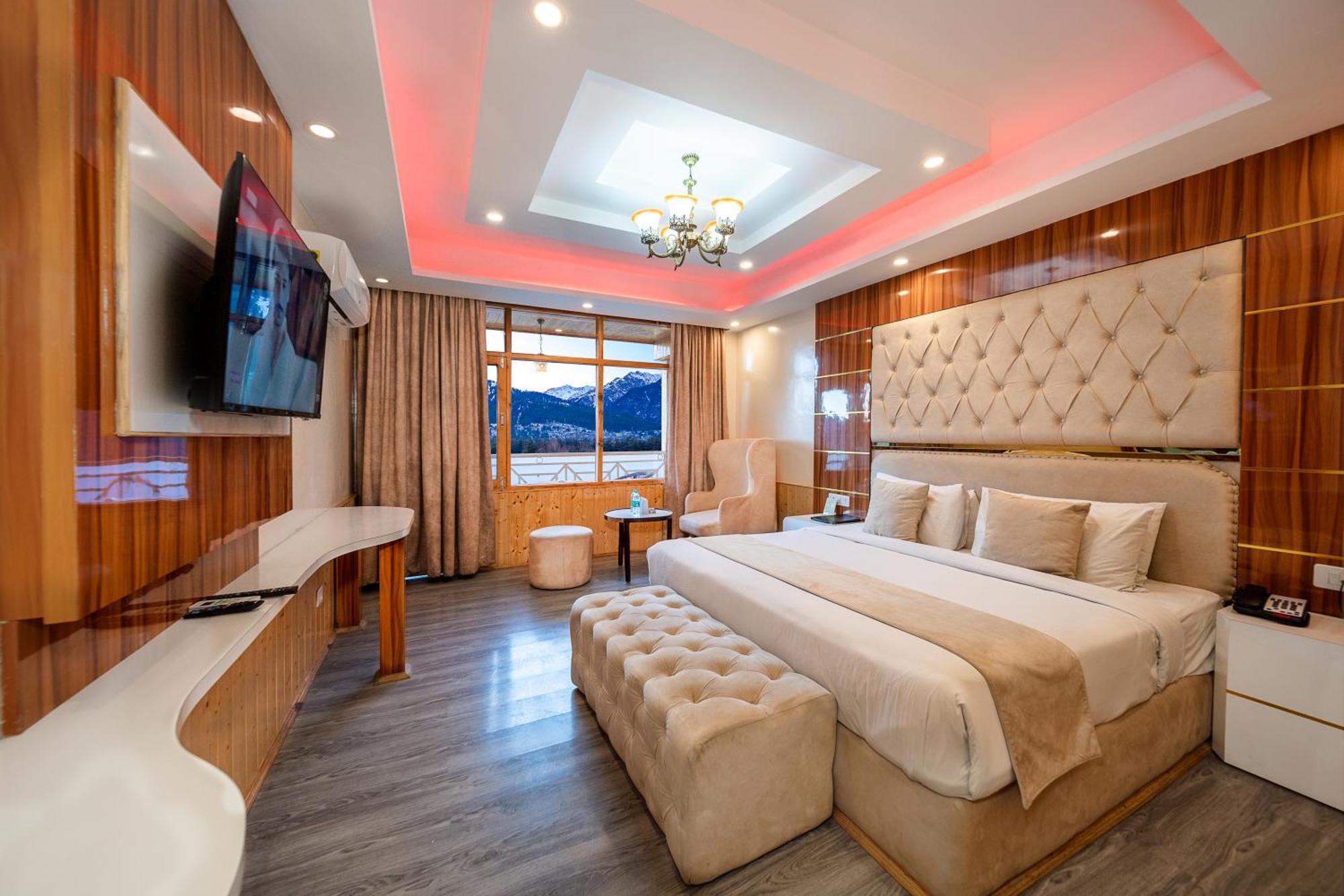 Hill River Resort - Central Heated & Air Cooled - Near Mall Road , Best Property Of Manali 2024- 2025 Exteriör bild