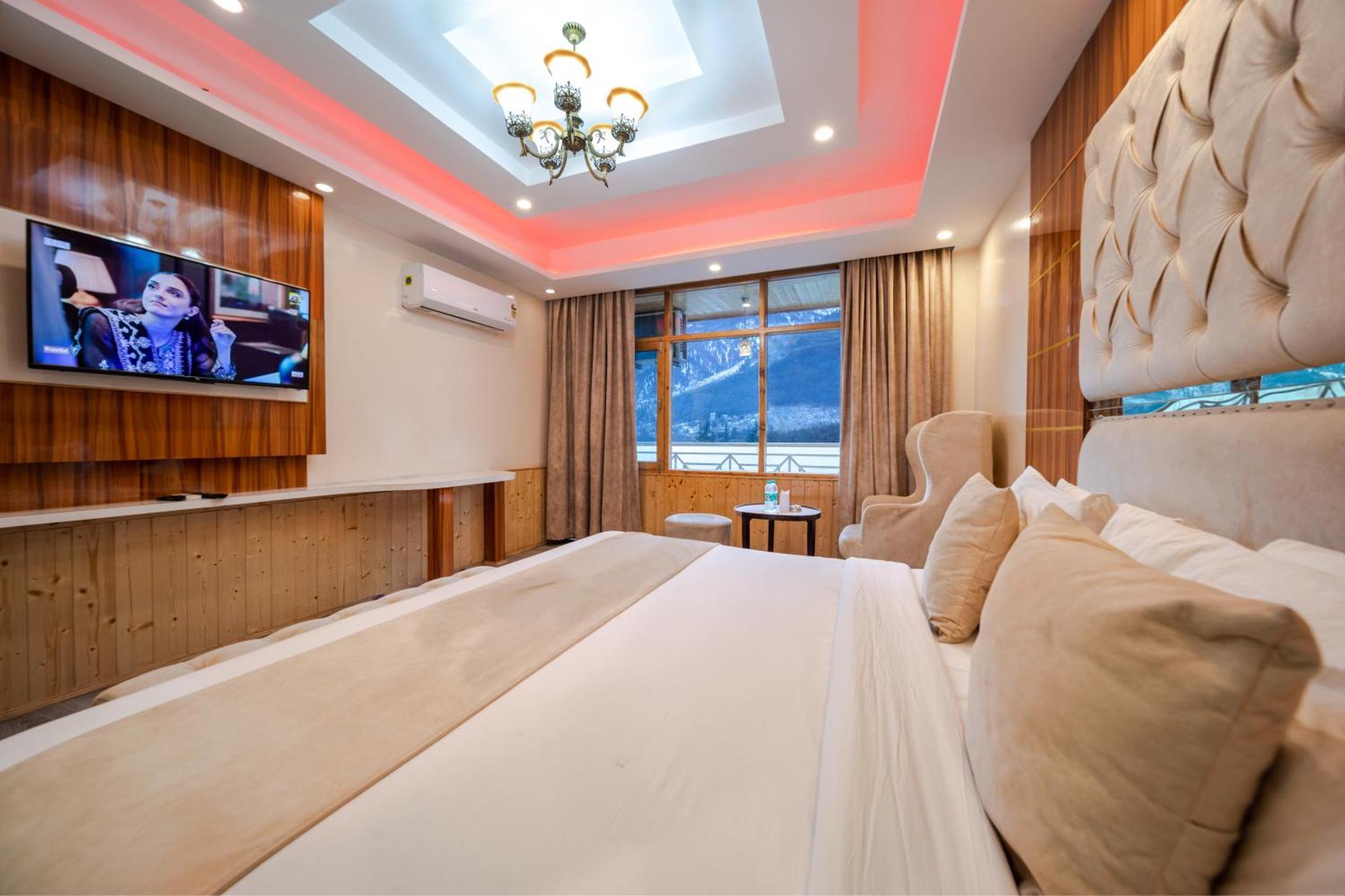 Hill River Resort - Central Heated & Air Cooled - Near Mall Road , Best Property Of Manali 2024- 2025 Exteriör bild