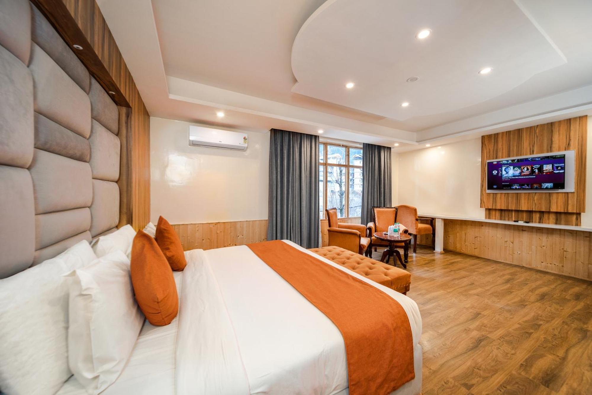Hill River Resort - Central Heated & Air Cooled - Near Mall Road , Best Property Of Manali 2024- 2025 Exteriör bild