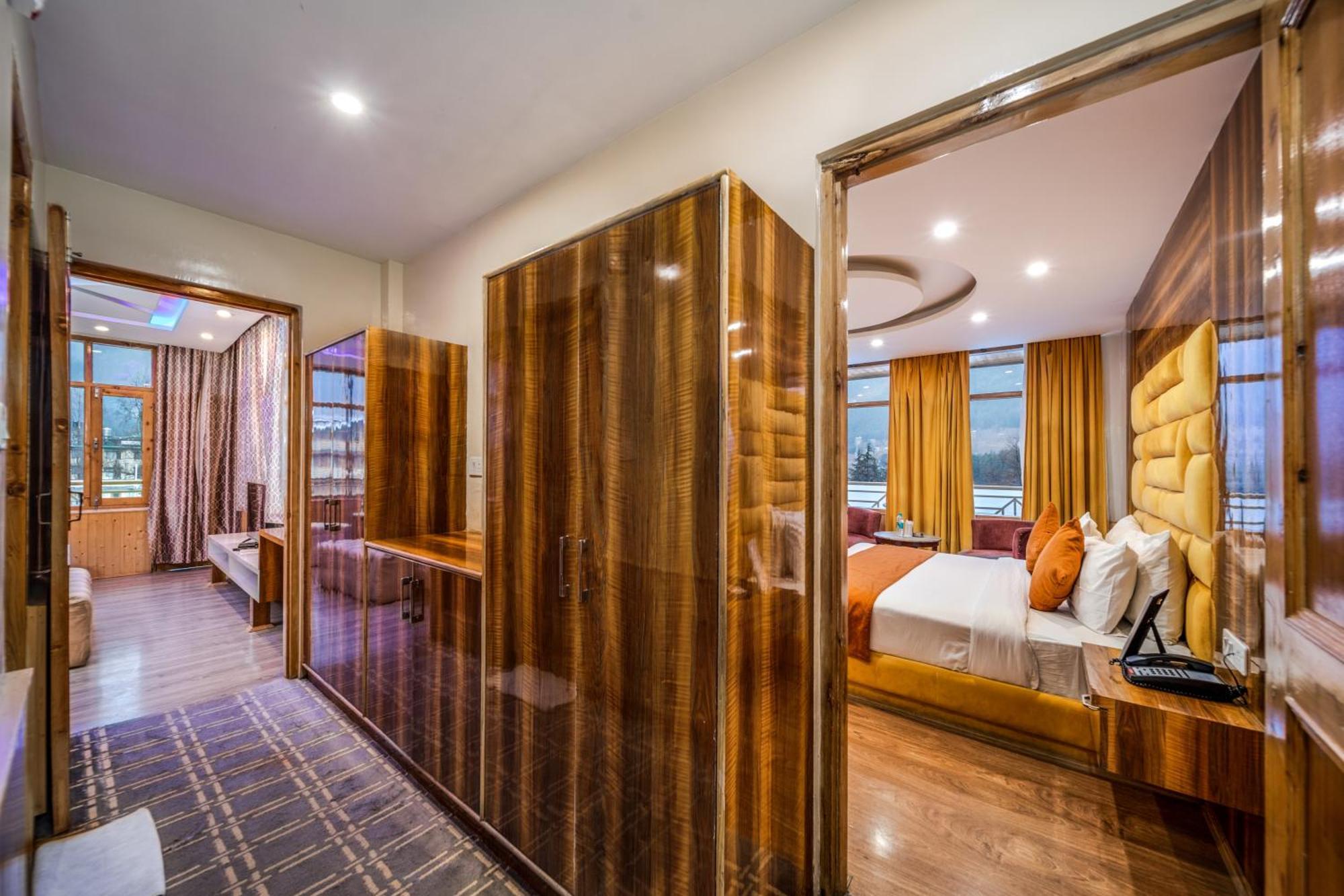 Hill River Resort - Central Heated & Air Cooled - Near Mall Road , Best Property Of Manali 2024- 2025 Exteriör bild