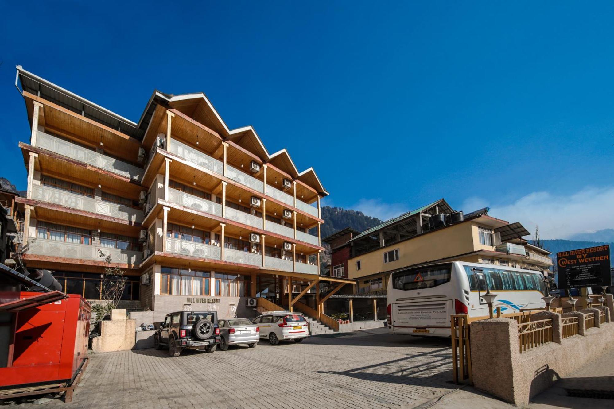 Hill River Resort - Central Heated & Air Cooled - Near Mall Road , Best Property Of Manali 2024- 2025 Exteriör bild